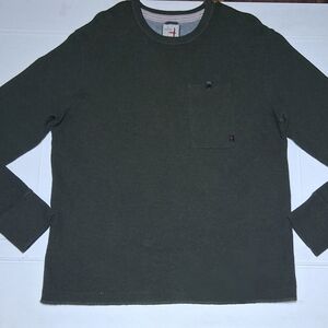 Relwen Men's Dark Green Crewneck Sweater
